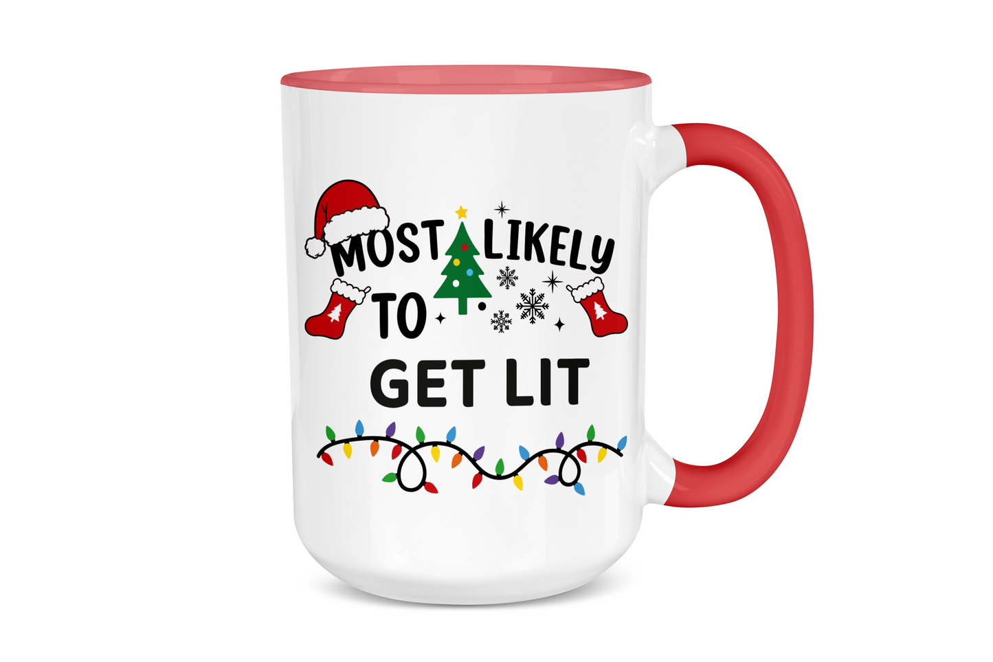 Most Likely to Be Late for Christmas Holiday Mug