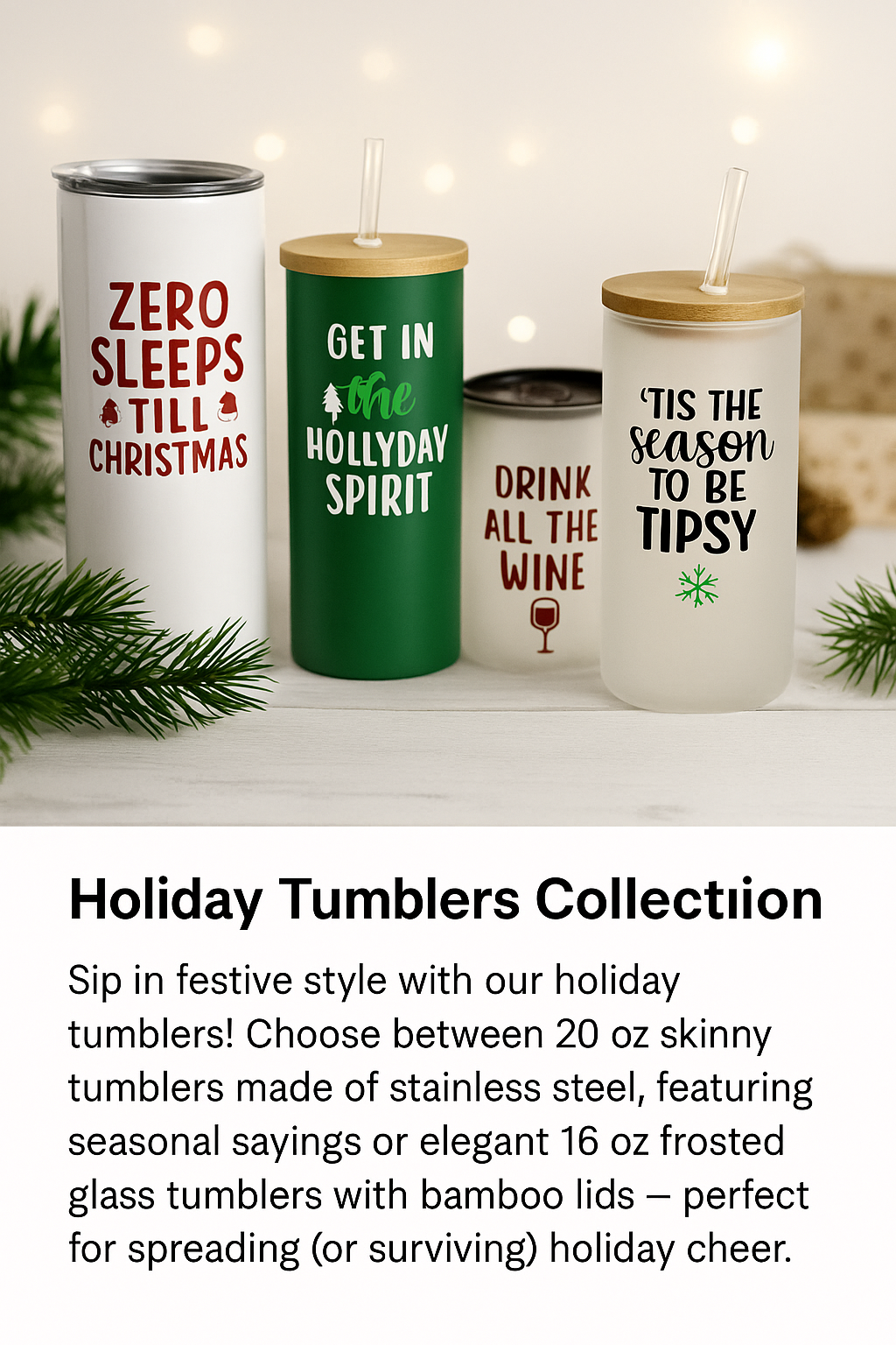 Holiday Tumblers