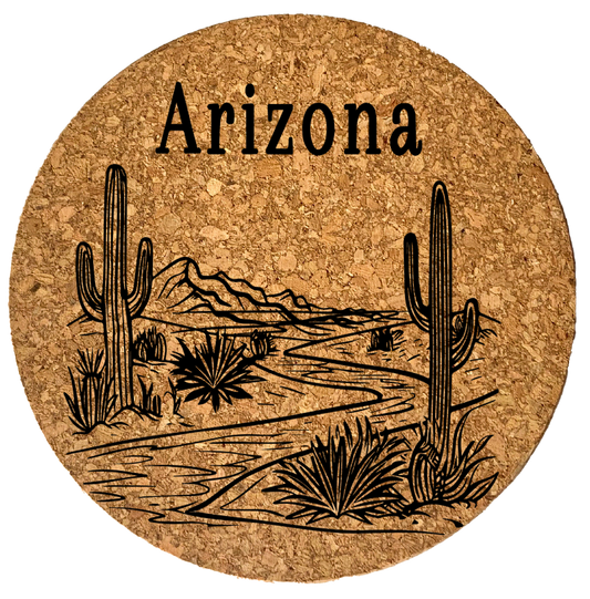 Arizona Desert Path Trivet