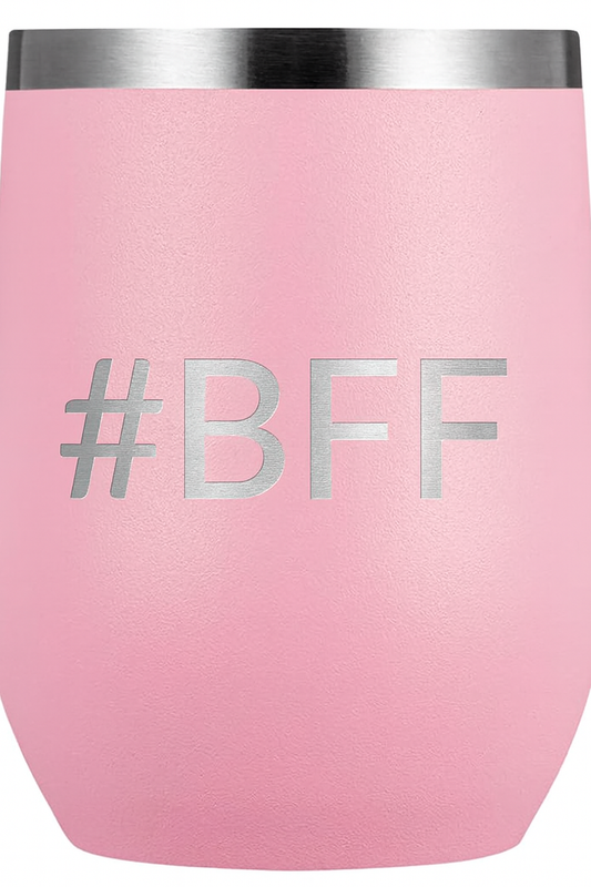 #BFF PINK Wine Tumbler