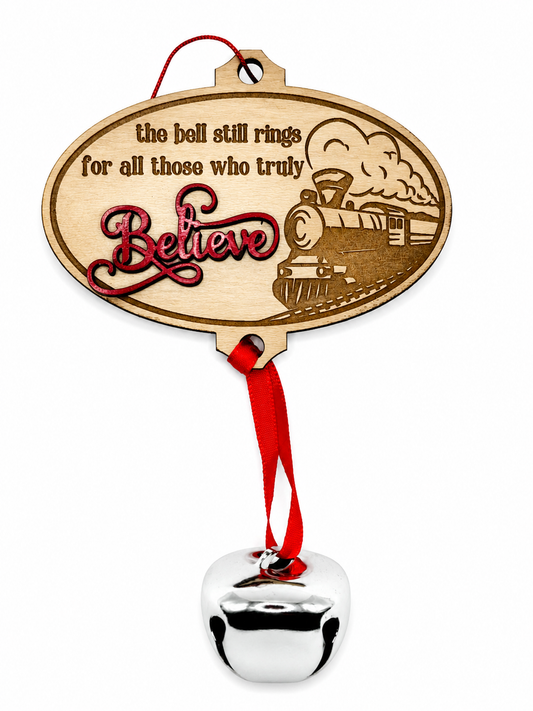 Believe Bell Ornament – Polar Express Inspired Christmas Ornament