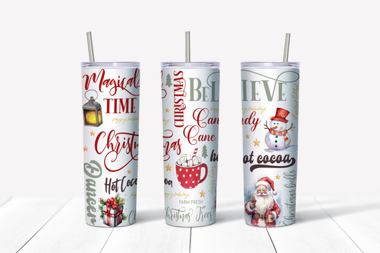 Holiday Cheer Christmas Tumbler
