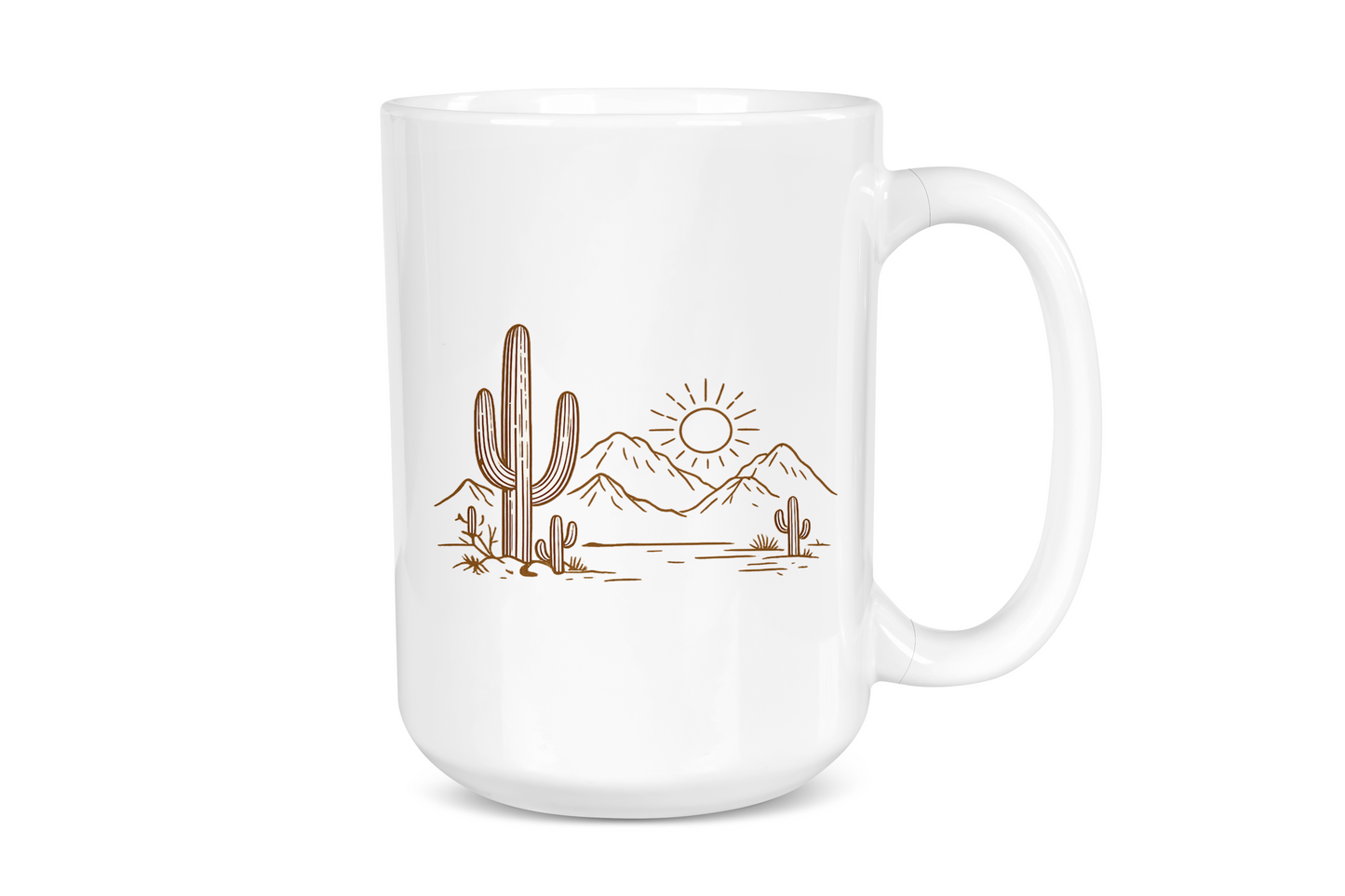 Desert Serenity Saguaro Coffee Mug