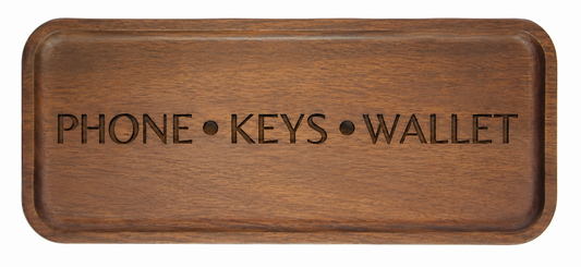 Phone • Keys • Wallet Valet Tray Large