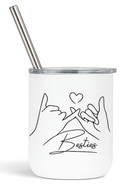 Besties Pinky Promise Tumbler