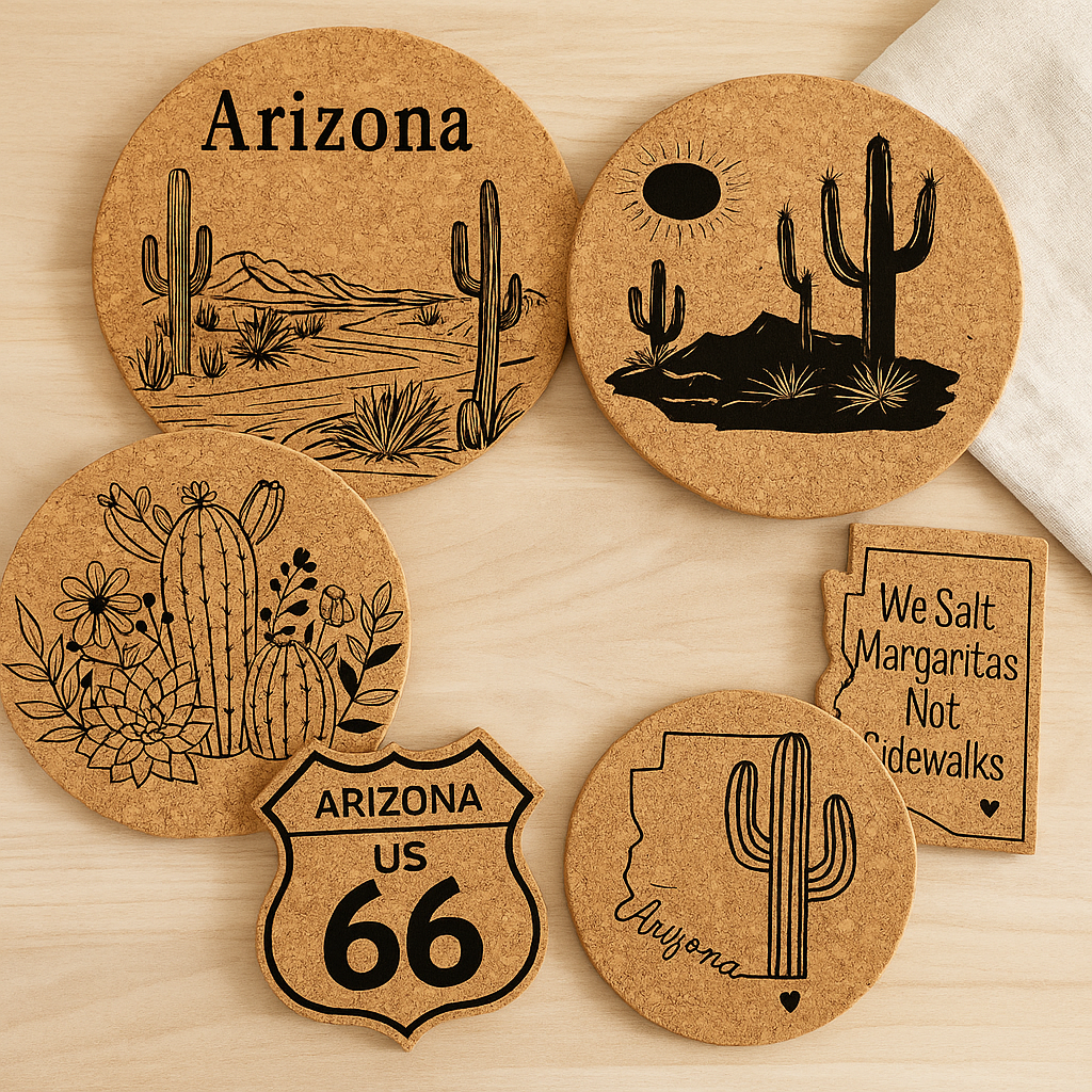 Route 66 Arizona Cork Coaster