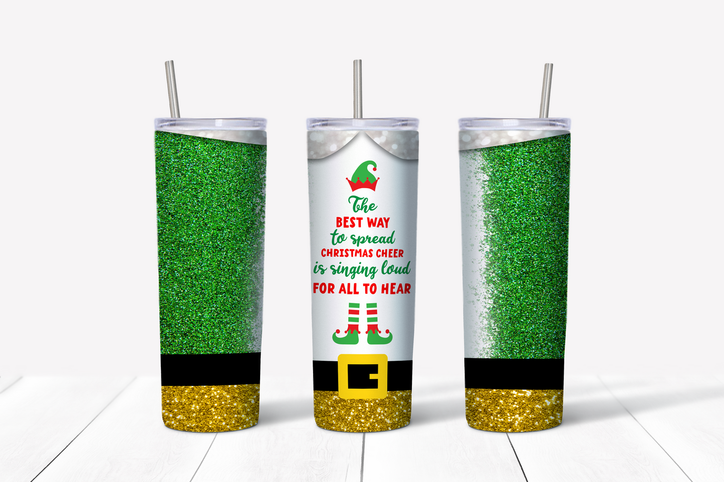 Elf Inspired Spread Christmas Cheer 20 oz Tumbler