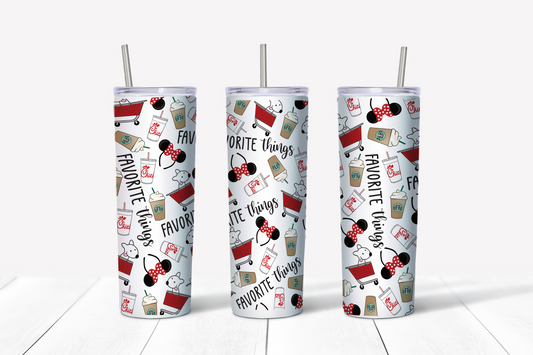 Favorite Things Holiday Tumbler