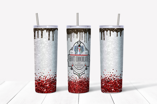 Hot Chocolate Drip Holiday Tumbler