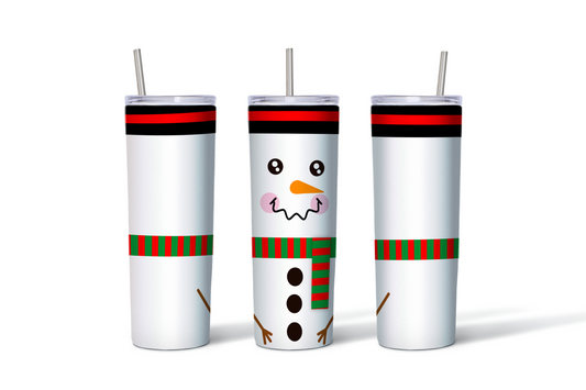 Smiling Snowman Tumbler