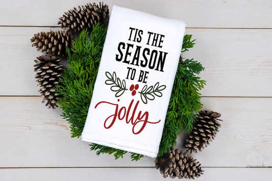Tis the Season Tea Towel